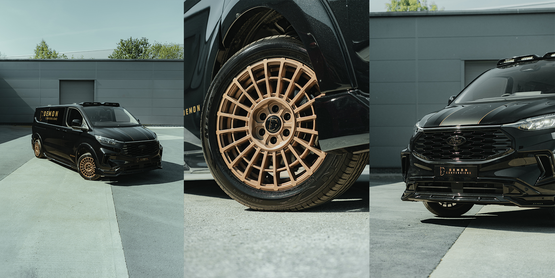 Transit Custom Fury collage